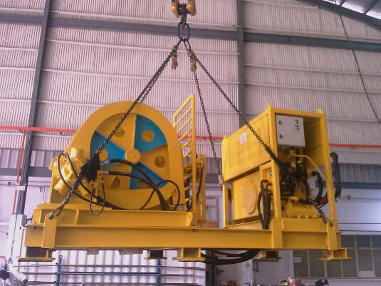 Repair / Service of Electro Hydraulic Winches / Windlass / Traction Winch / Pipelay Winch and Load Testing and Supply