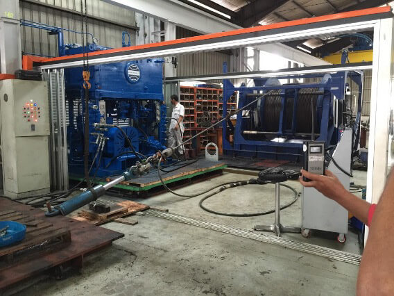 Repair / Service of Electro Hydraulic Winches / Windlass / Traction Winch / Pipelay Winch and Load Testing and Supply
