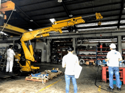 Repair / Service of Electro Hydraulic Cranes, Crane Boom & Crane Load Testing